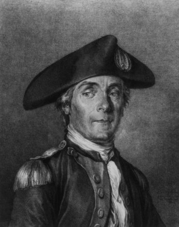 18th Century gentleman in tricorn hat